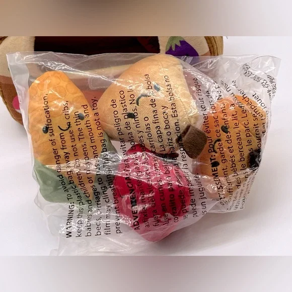 NWT Carter’s Fall Harvest Farmer’s Market Plush Activity Toy - Picture 4 of 10